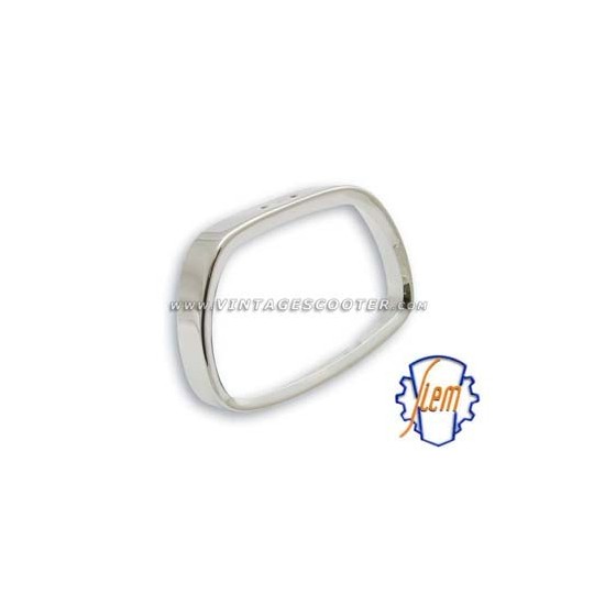 Cerclage de phare chromé SIEM 125 GTligne carrée - 180 SS - 125 Sprint